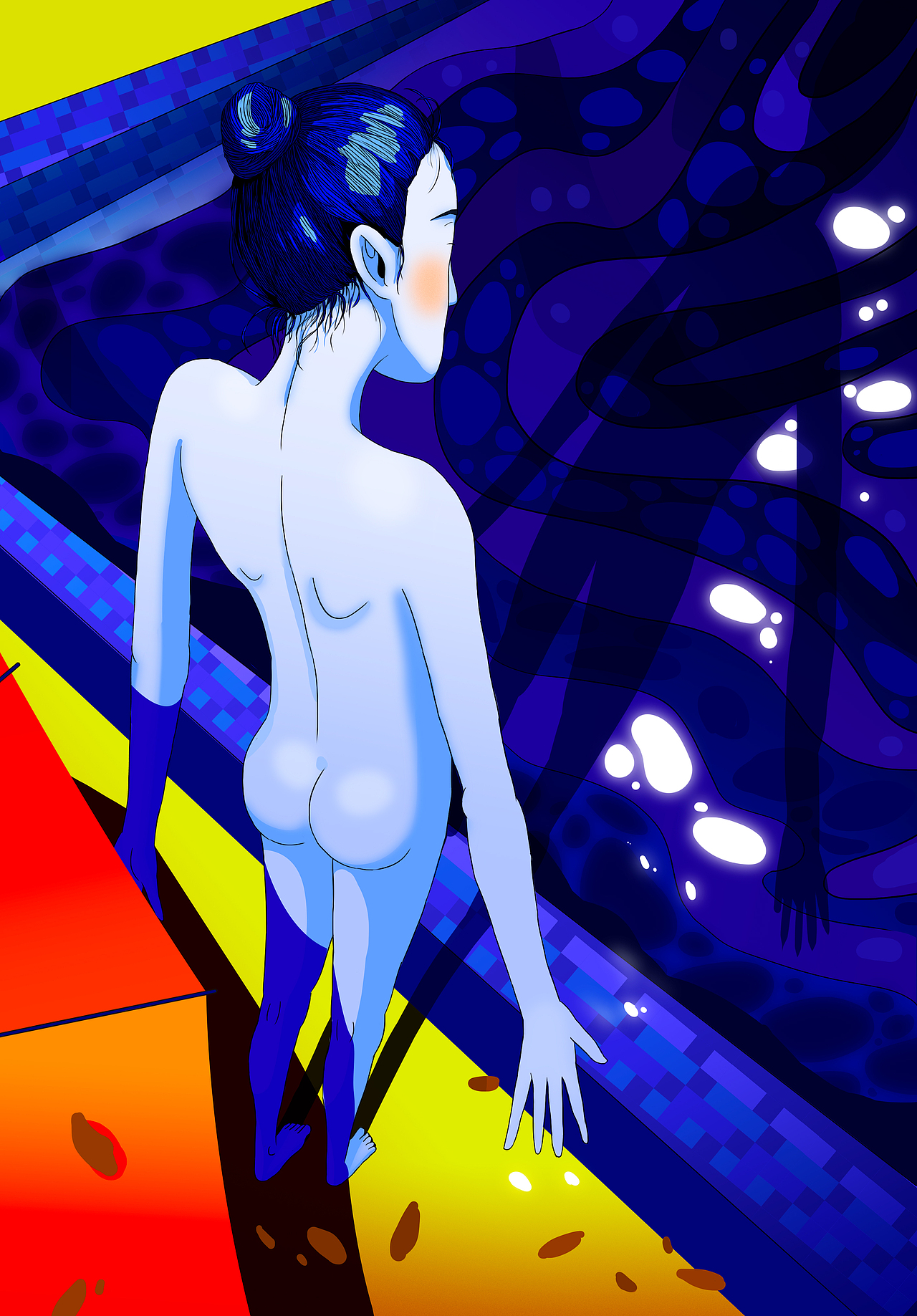 欢迎来到我的精神世界，爱你。（图ZMjQxODc4Njky） - 商业插画 - 站酷设计师陈阿怪原创素材 - 站酷ZCOOL