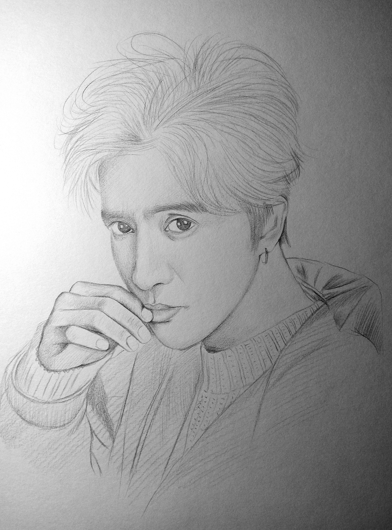 手绘薛之谦彩铅肖像（图ZNTUxMjg5MDg=） - 绘画 - 站酷设计师曙光的画原创素材 - 站酷ZCOOL