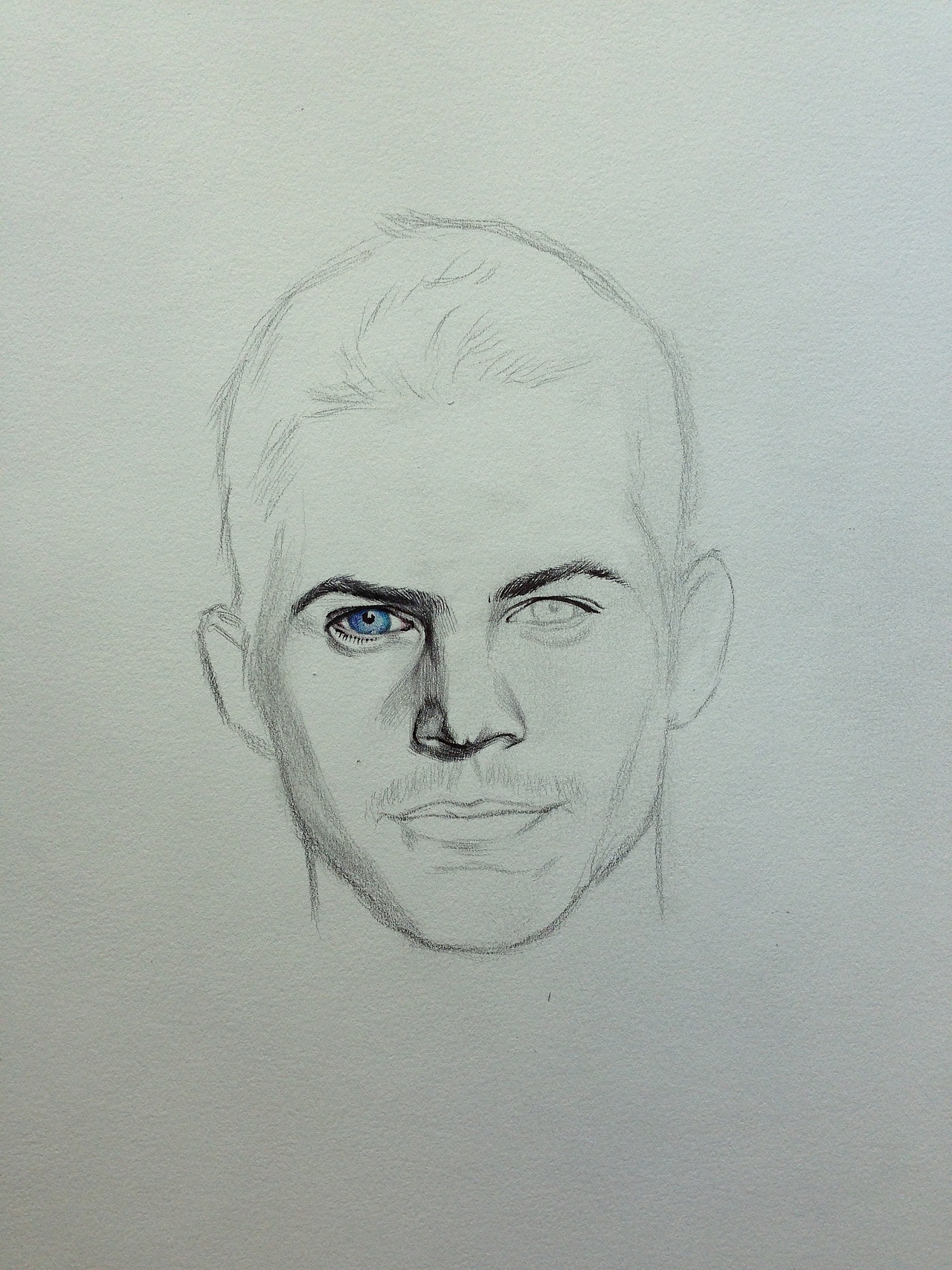 圆珠笔手绘保罗沃克