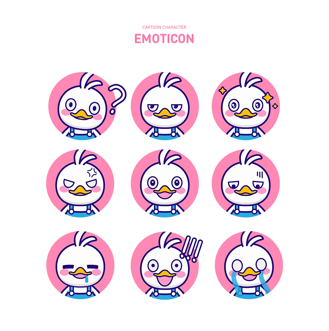 卡通形象设计 | 沙呆呆烧饼品牌卡通IP形象+VI