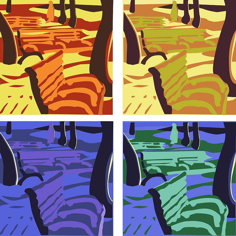 冷暖色彩明度对比色相弱中强色彩情感的表达68举报118分享原创作品纯