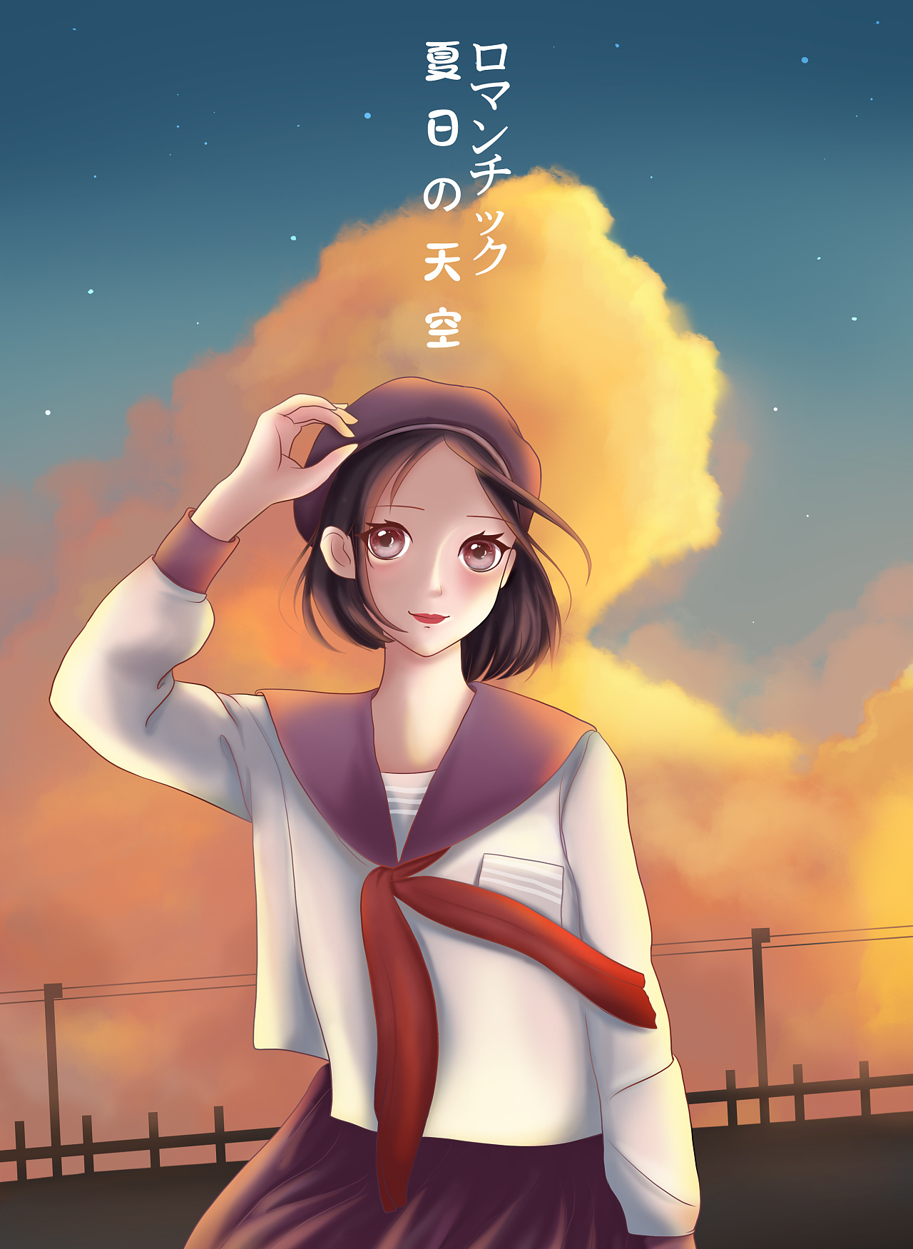 少女唯美|插画|创作习作|会吐泡泡的fish - 原创作品 - 站酷 (zcool)
