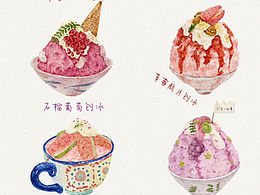 ipad插画手绘 ｜夏天就是要五颜六色呀～🌈