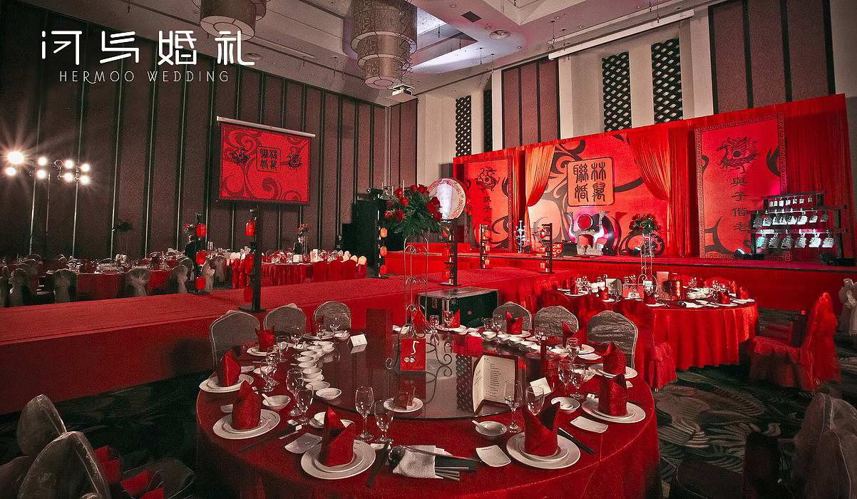 河马婚礼｜汉唐婚礼（红色＋黑色）（图ZMTM4NjEyODIw） - 人文/纪实摄影 - 站酷设计师河马婚礼原创素材 - 站酷ZCOOL