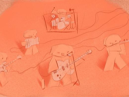 一头猪的摇滚梦（个人主页-ZNTgzOTk5NDA=） - 绘本 - 站酷设计师Gale_233原创素材 - 站酷ZCOOL