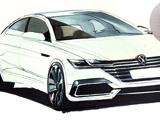 汽车设计线稿工业设计手绘产品设计工业设计考研手绘