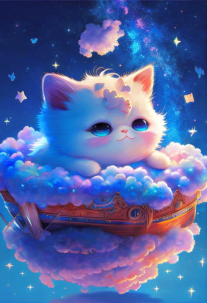 乘飞船的小猫咪