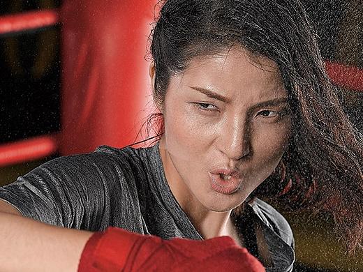 女拳击手