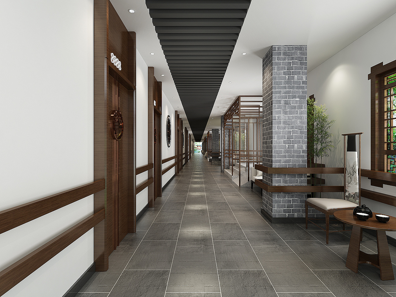 养老院设计|养老院室内效果图|养老院建筑设计