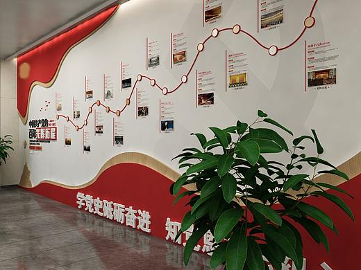 党建展厅活动室百年党史馆党建历史馆展墙（三）