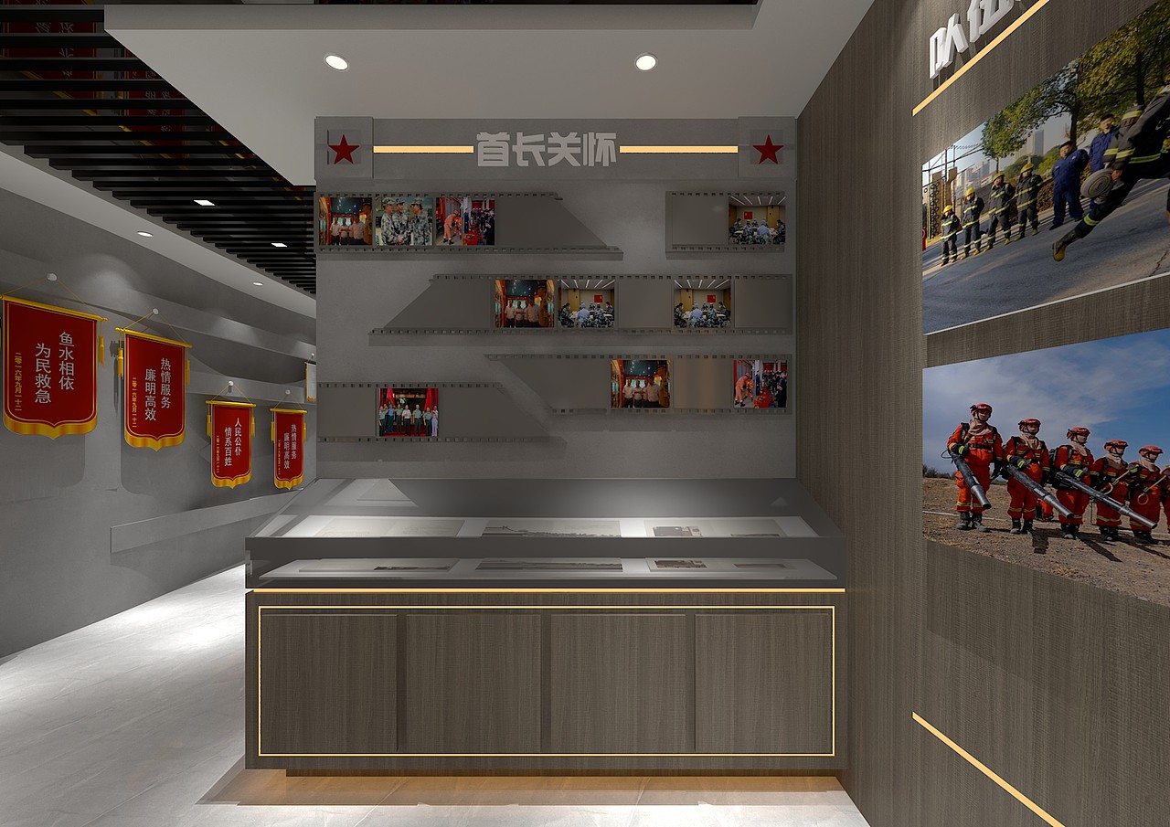 消防救援队荣誉馆（图ZMjc2NTkyOTY0） - 展陈设计 - 站酷设计师小林和家原创素材 - 站酷ZCOOL