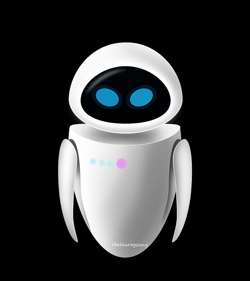 机器人总动员 Wall.E & Eve & 萌萌的生物清洁工(图ZNTYzMDk1NDQ=) - 绘本 - 站酷设计师thelaurayoung原创素材 - 站酷ZCOOL