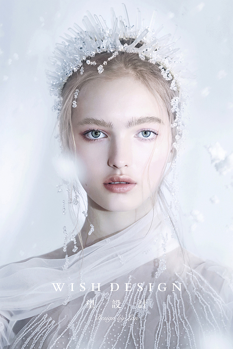 羽|婚纱设计师兰奕2019雪与樱