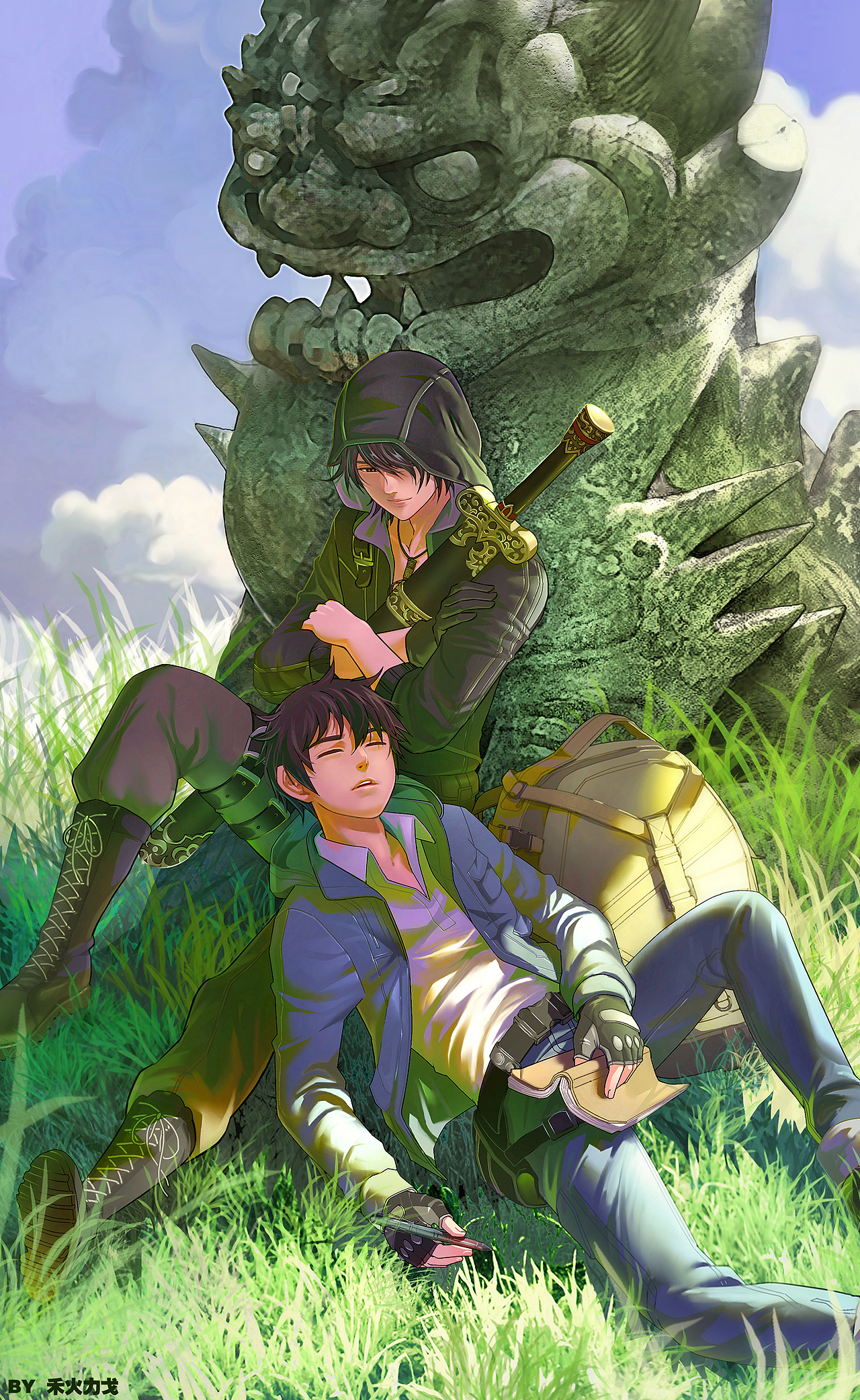 盗墓日常|插画|商业插画|禾火力戈插图_原创作品-站酷zcool