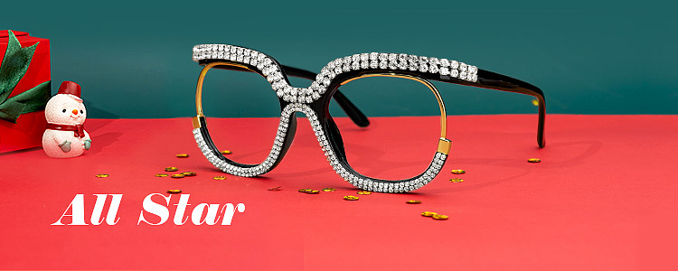 圣诞节-眼镜产品拍摄