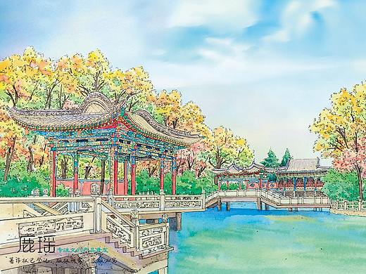 临夏回族自治州水彩//鹿瑶笔下的临夏回族自治州