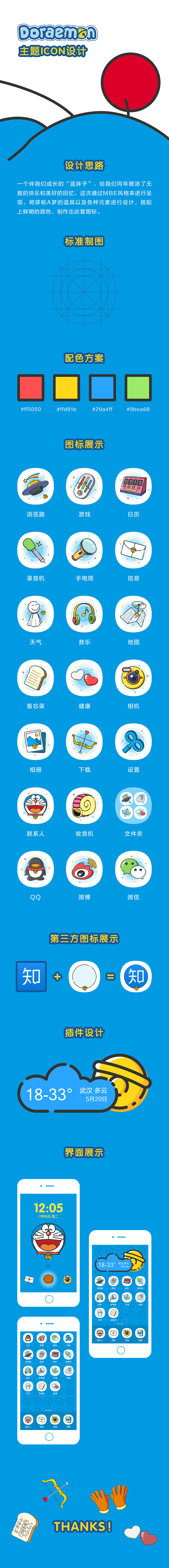 哆啦A梦主题图标设计（图ZOTc3NDYzNDA=） - 图标 - 站酷设计师吳買樂原创素材 - 站酷ZCOOL