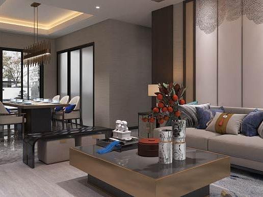 三原 东鹏公园印 样板间空间设计部分