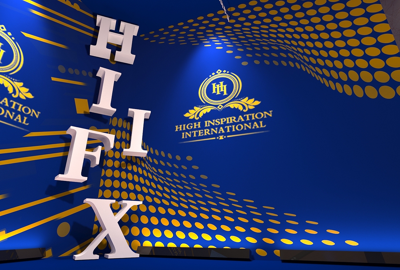 蓝金调 海汇周年庆典序厅设计（图ZMjE5ODcxMjg4） - 展陈设计 - 站酷设计师十一家的Design原创素材 - 站酷ZCOOL