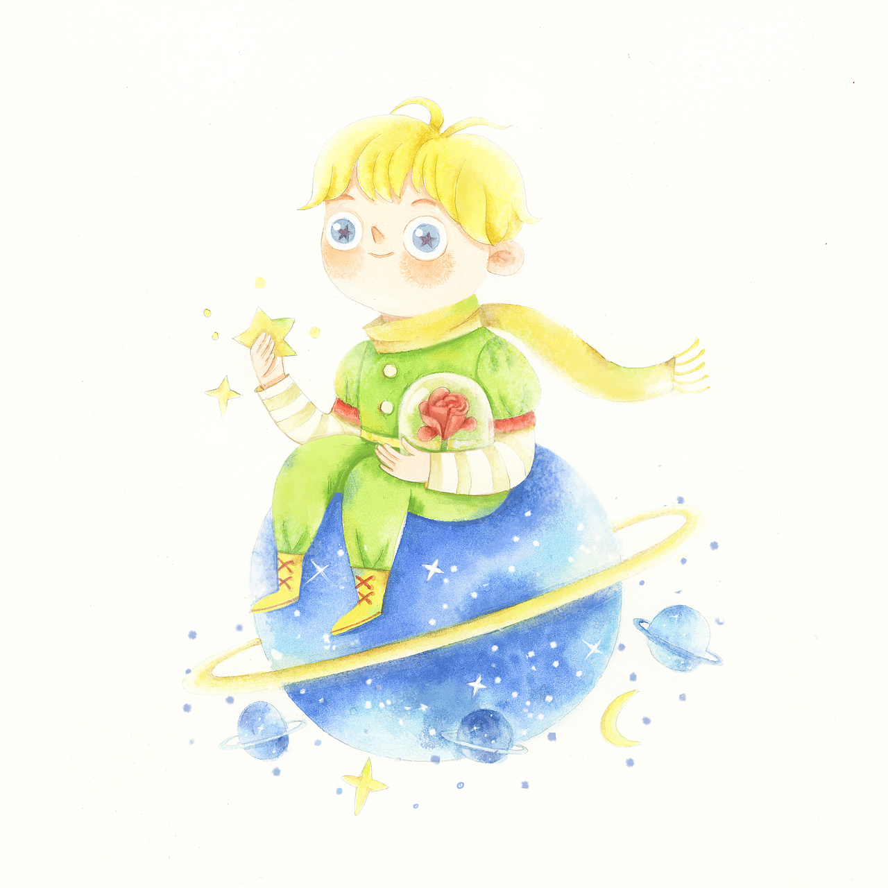 小王子和他的玫瑰