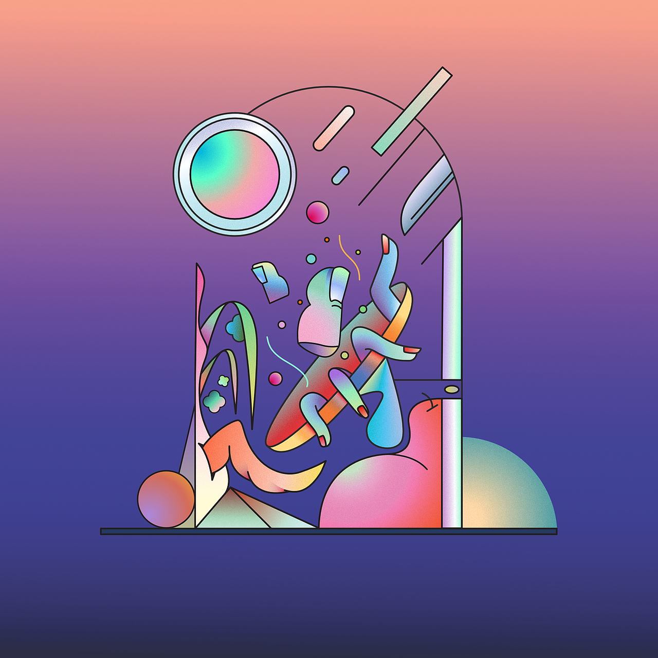 2021·插画作品合集（图ZMjc2NjQ1NDAw） - 图案 - 站酷设计师美蛙代子原创素材 - 站酷ZCOOL