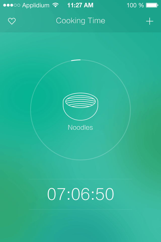 Cooking Time（图ZMTQzMjU3ODQ=） - APP界面 - 站酷设计师zxtyf原创素材 - 站酷ZCOOL