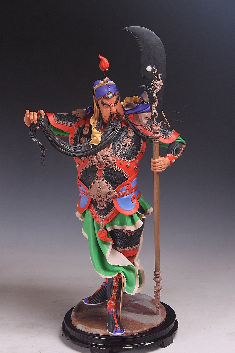 贺加贵面塑（义薄云天）步骤分解（图ZNjYwODQxNzY=） - 手办/模玩 - 站酷设计师贺加贵3D翻糖原创素材 - 站酷ZCOOL