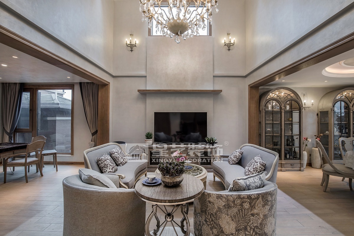 贵阳万科新都荟装修,中航城美式复古风设计!