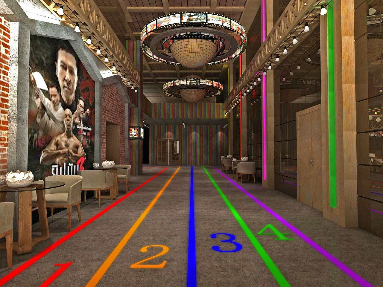 弥勒湖泉温泉电影院