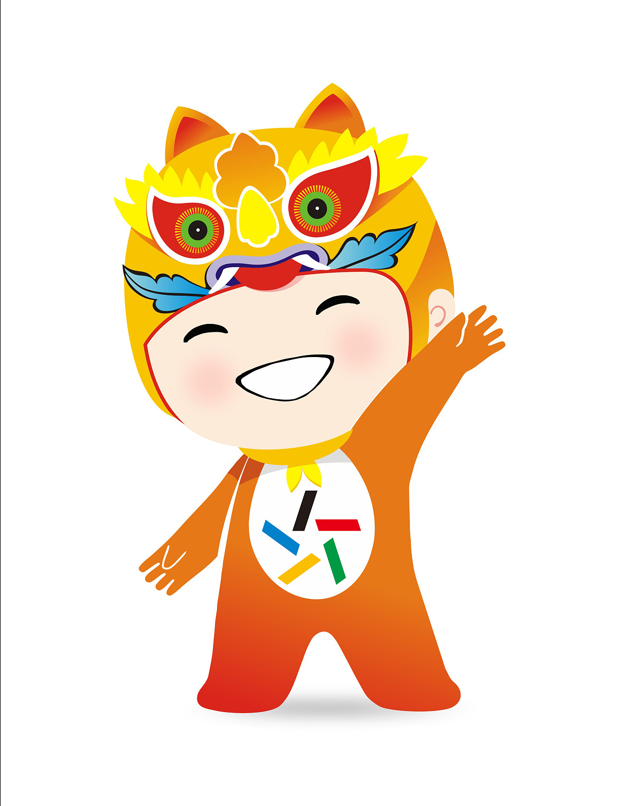 陕西# 体彩吉祥物设计—虎宝