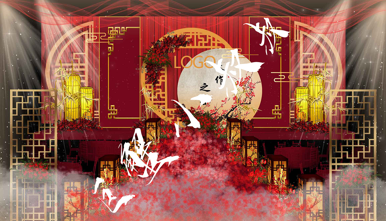 新中式婚礼（图ZMjExNTY1NDQw） - 其他空间 - 站酷设计师巨蟹小叔叔原创素材 - 站酷ZCOOL