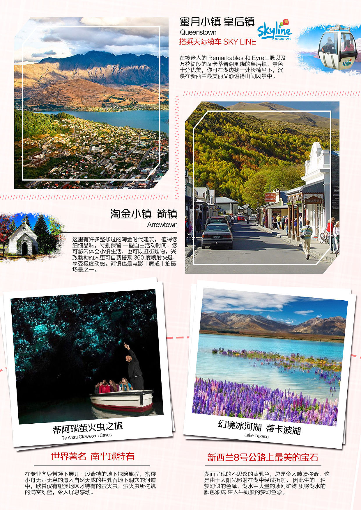 旅游海报 新西兰 七张