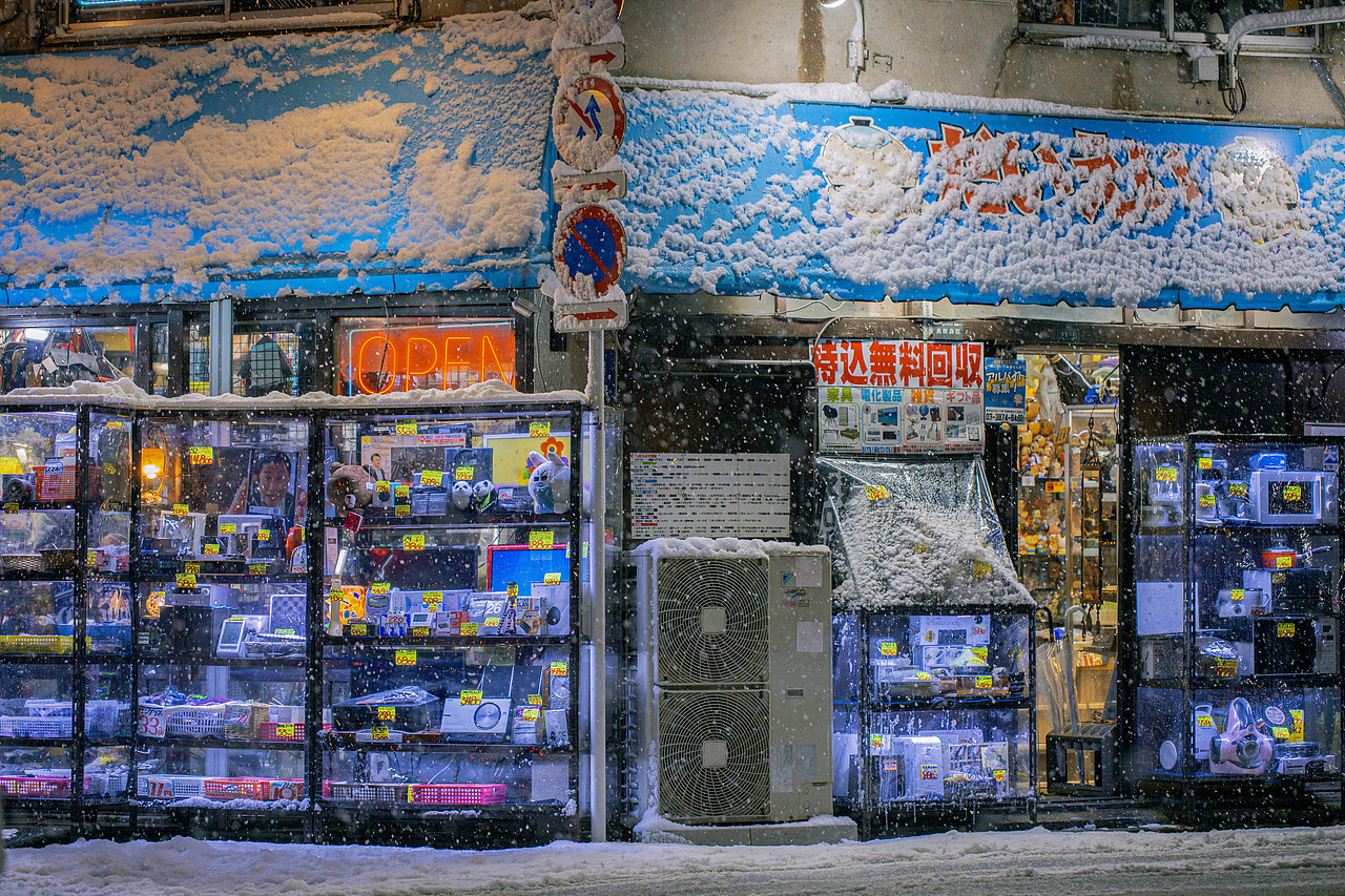 风居住的街道-东京初雪（图ZMjg0NjQzNDIw） - 人文/纪实摄影 - 站酷设计师阳光呀阳光你别走原创素材 - 站酷ZCOOL