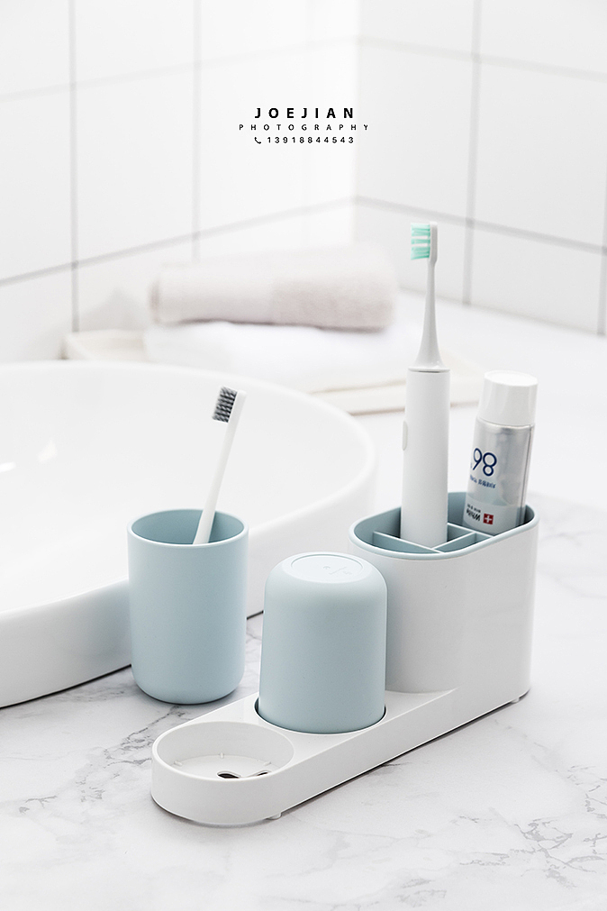 产品摄影-日用居家产品牙刷杯
