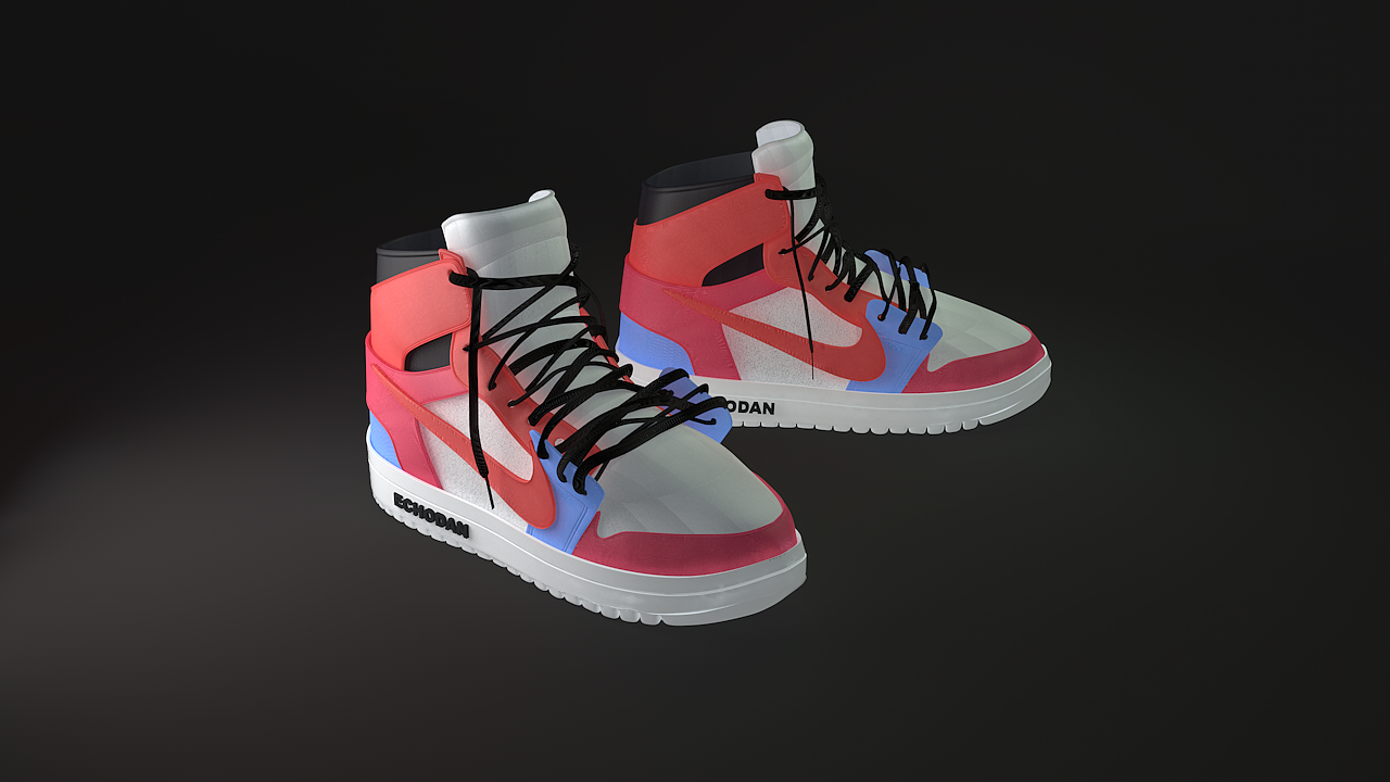 Air Jordan-曲面建模练习（图ZMTM2NTQzMzI0） - 其他三维 - 站酷设计师FenngD原创素材 - 站酷ZCOOL