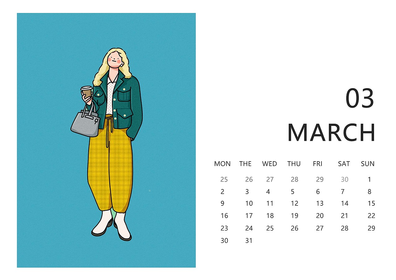 描邊風(fēng)格日歷（圖ZMjY4MzkyODc2） - 創(chuàng)作習(xí)作 - 站酷設(shè)計(jì)師會(huì)繪畫屋原創(chuàng)素材 - 站酷ZCOOL