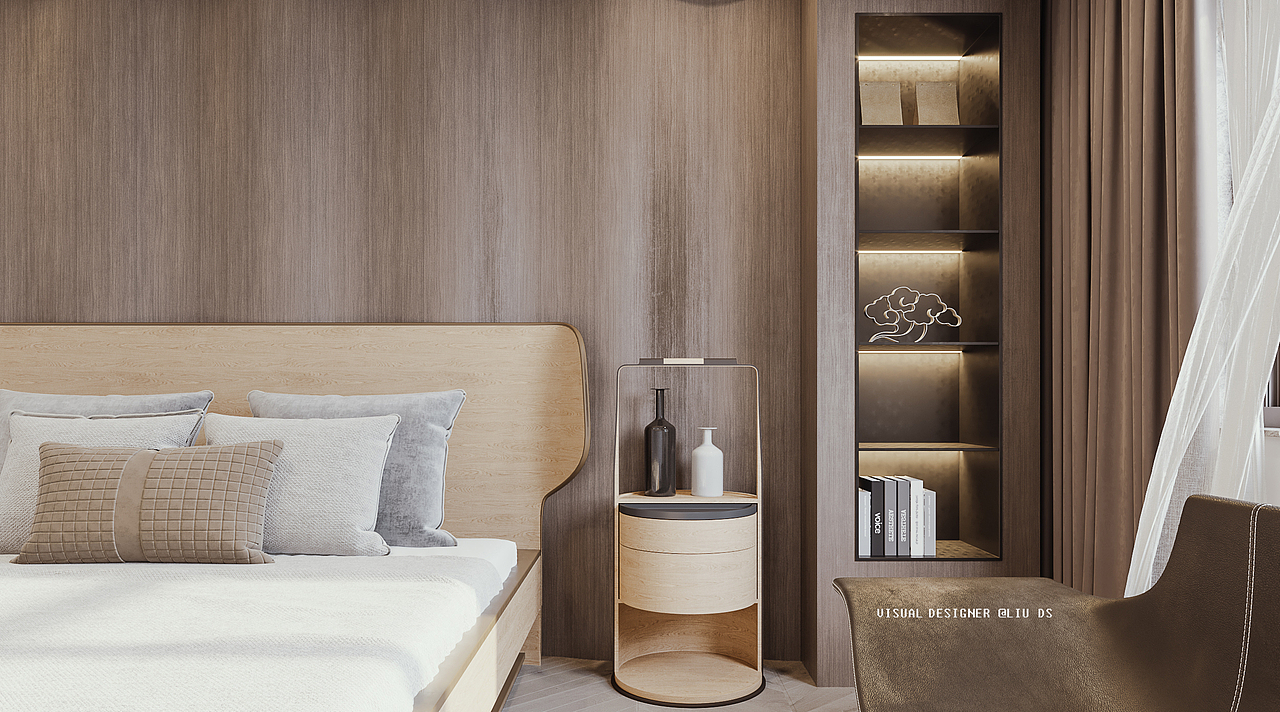 现代素色 · 大连大平层项目（图ZMjM2OTEwODIw） - 家装设计 - 站酷设计师刘大帅L原创素材 - 站酷ZCOOL