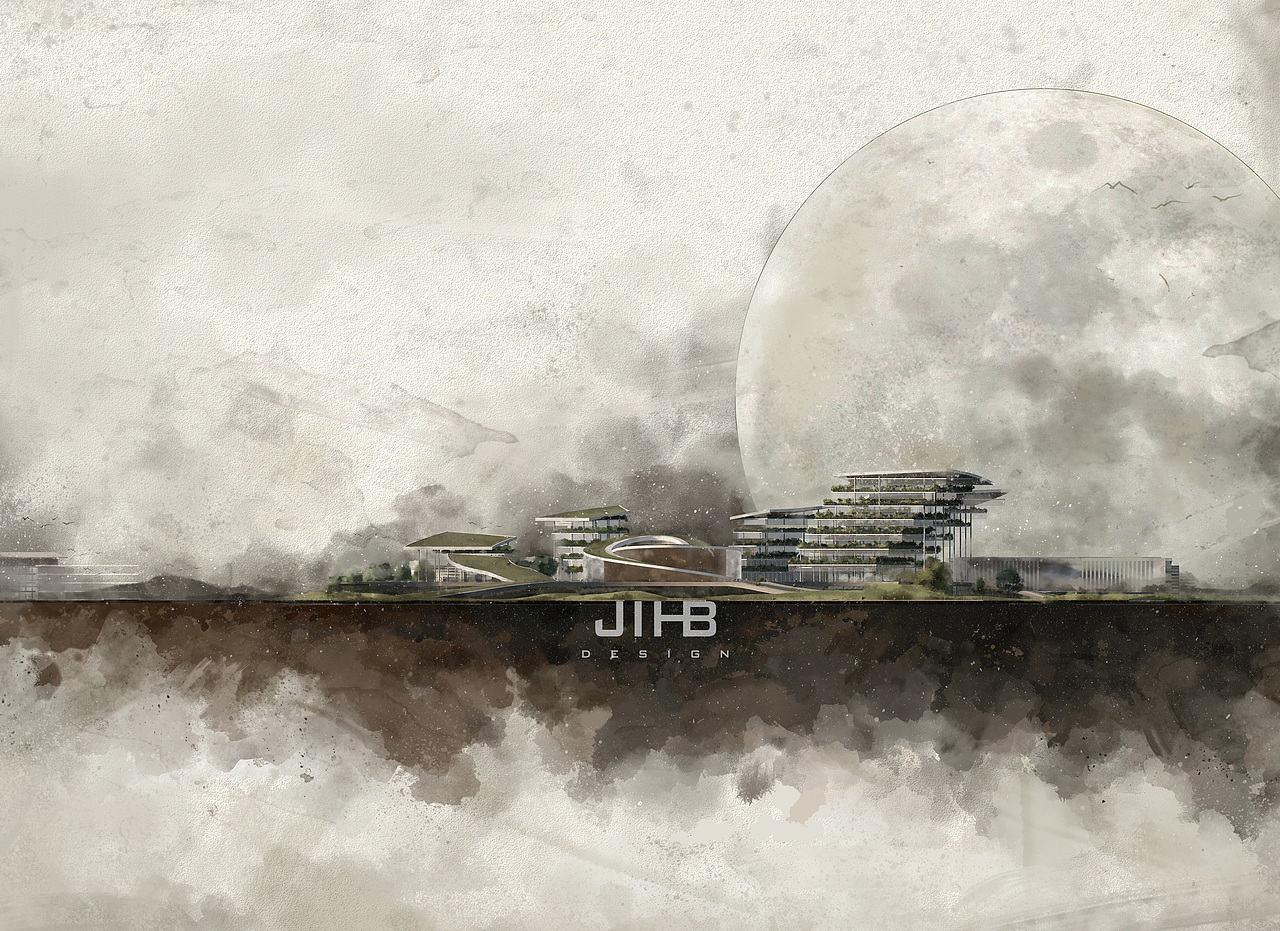 “回到未来”覆土建筑城市规划馆（图ZMjkzNDE3MTUy） - 建筑设计 - 站酷设计师JIHB原创素材 - 站酷ZCOOL