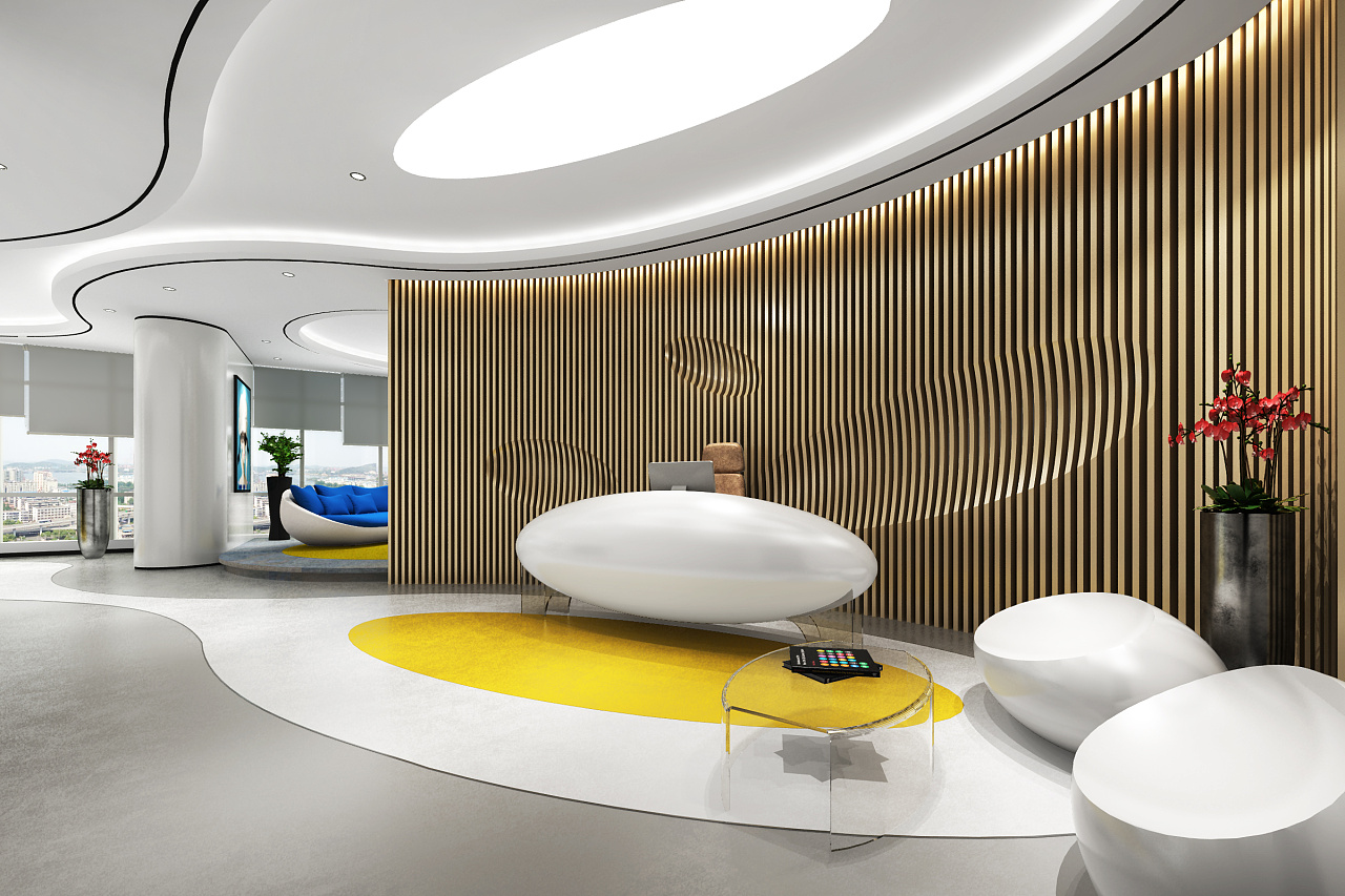 一个简单的办公室前台