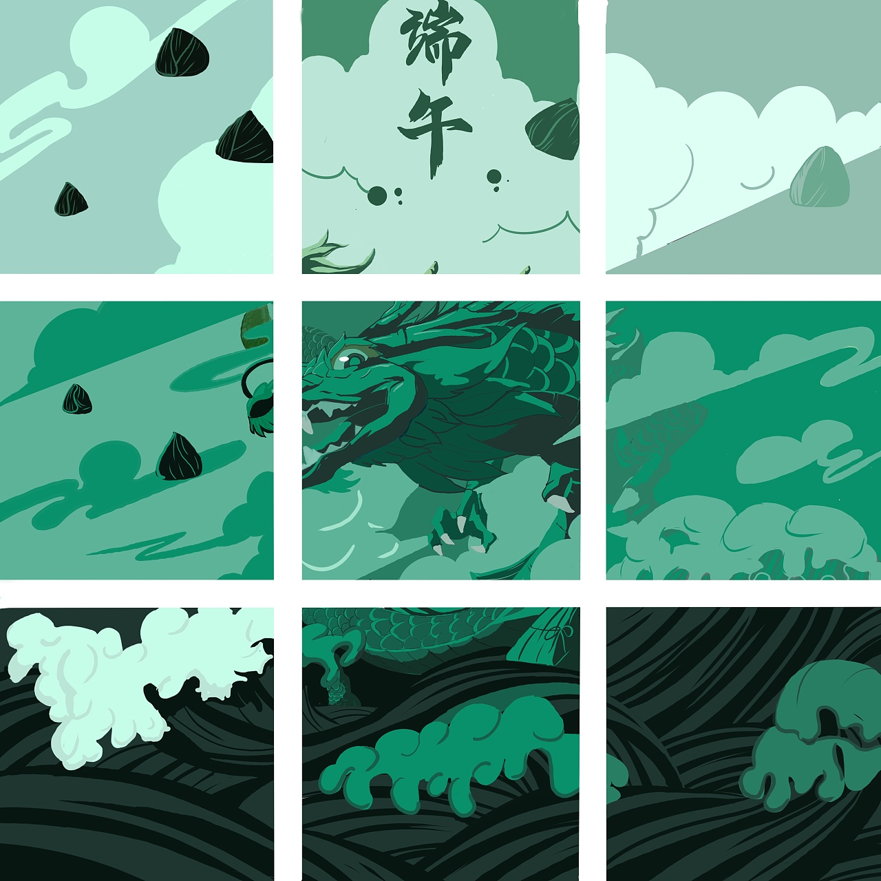 供大家参考～个人设计用于平时学习原图来源于网络明度九调设计作业