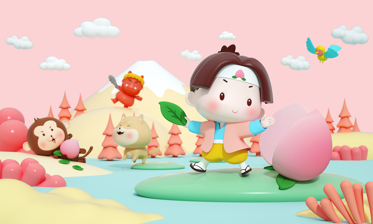 momotaro桃太郎纸尿裤系列包装|平面|包装|漫璞设计 - 原创作品 - 站