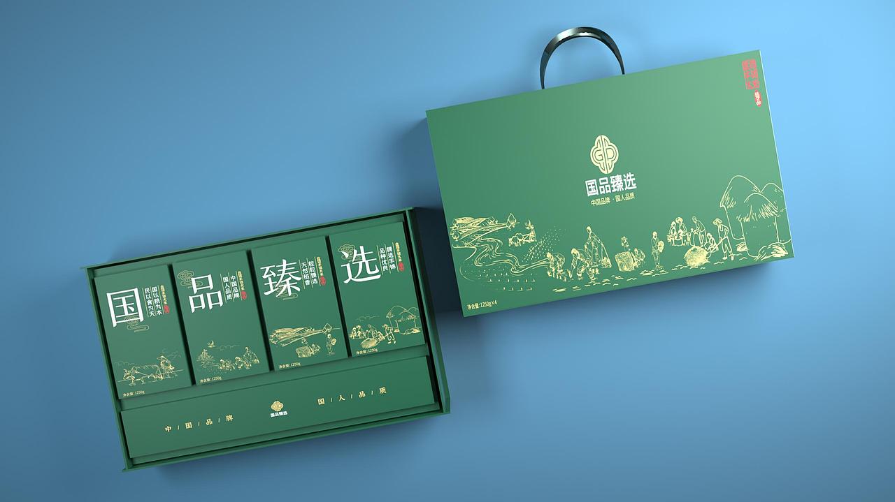 一pai文化 | 特产店【国品臻选】LOGO及延展