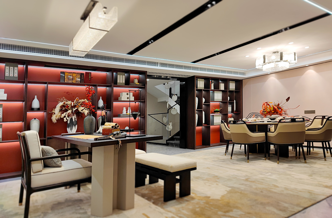 大汉集团龙喜水乡项目别墅样板房