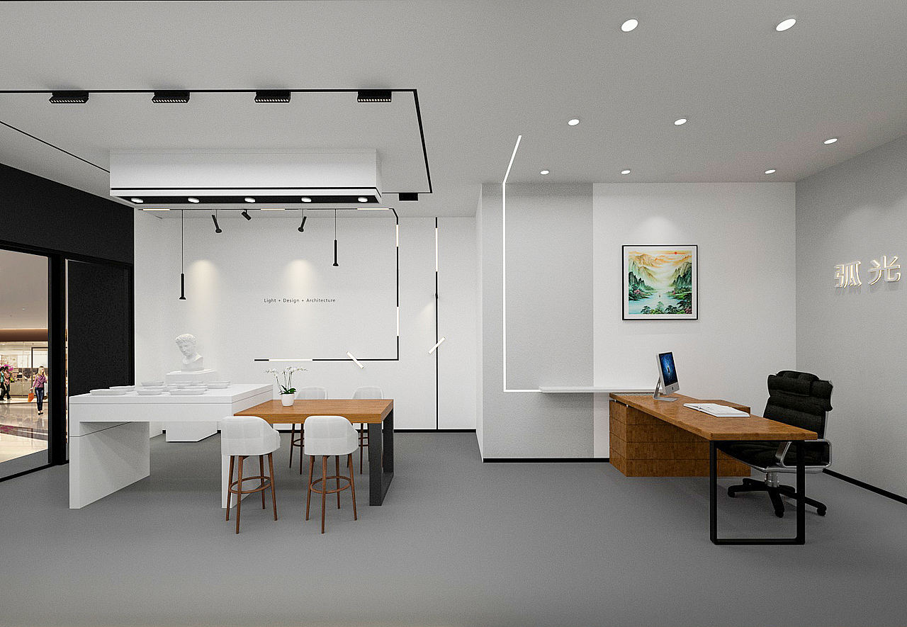C4D室内渲染全景门店布局（图ZMjc4NzU3ODcy） - 场景 - 站酷设计师djchan007原创素材 - 站酷ZCOOL