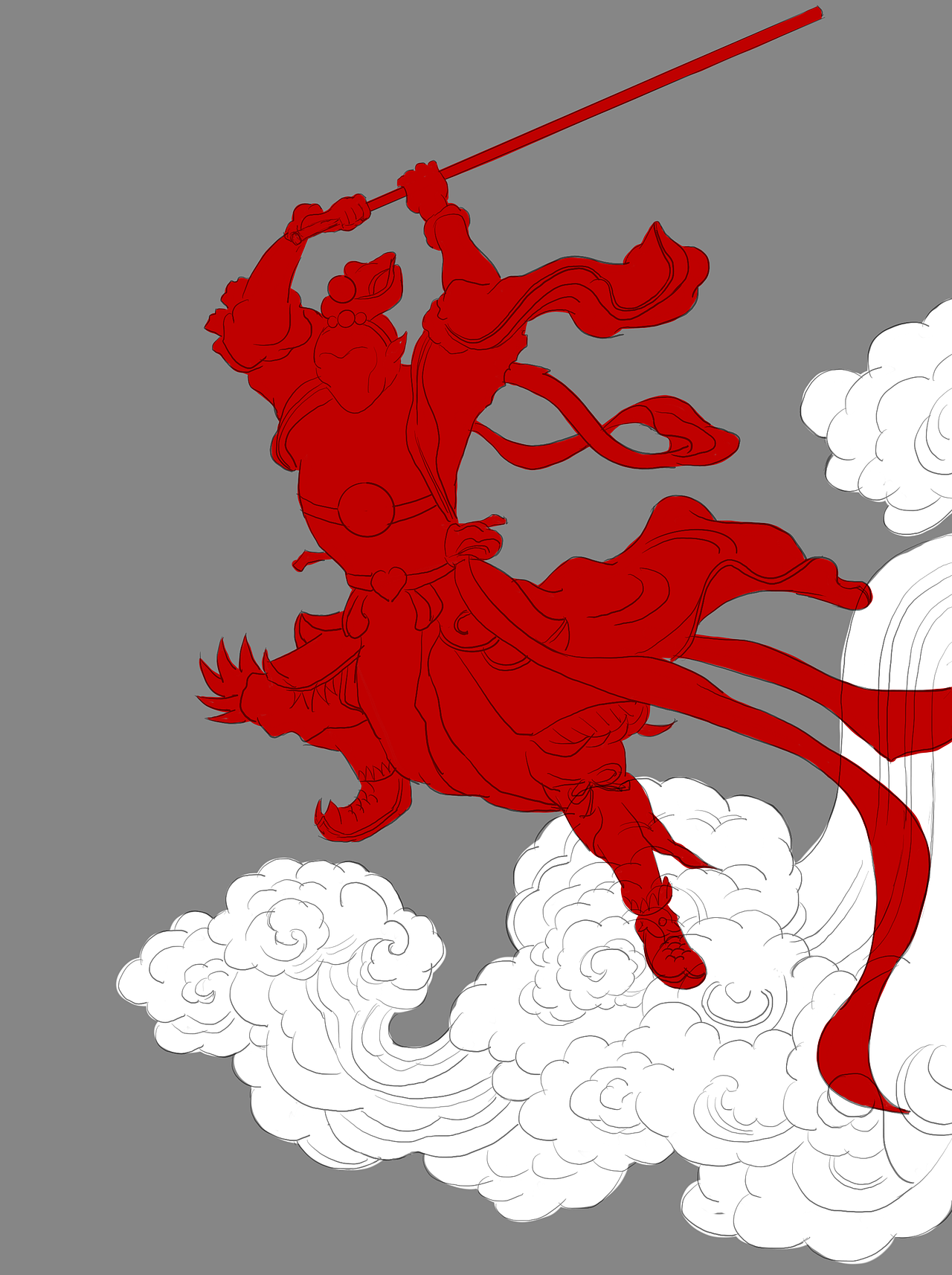 齐天大圣耀武扬威