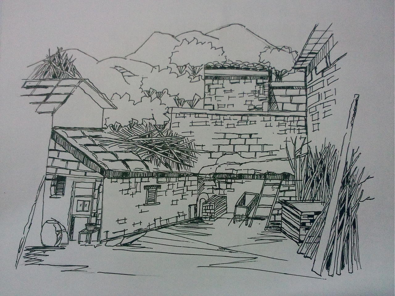 景观手绘（图ZNjExMzIwMzY=） - 景观设计 - 站酷设计师雪小年原创素材 - 站酷ZCOOL