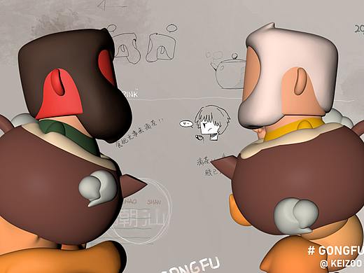 毕设《ARTTOY 關公巡城 韓信點兵》