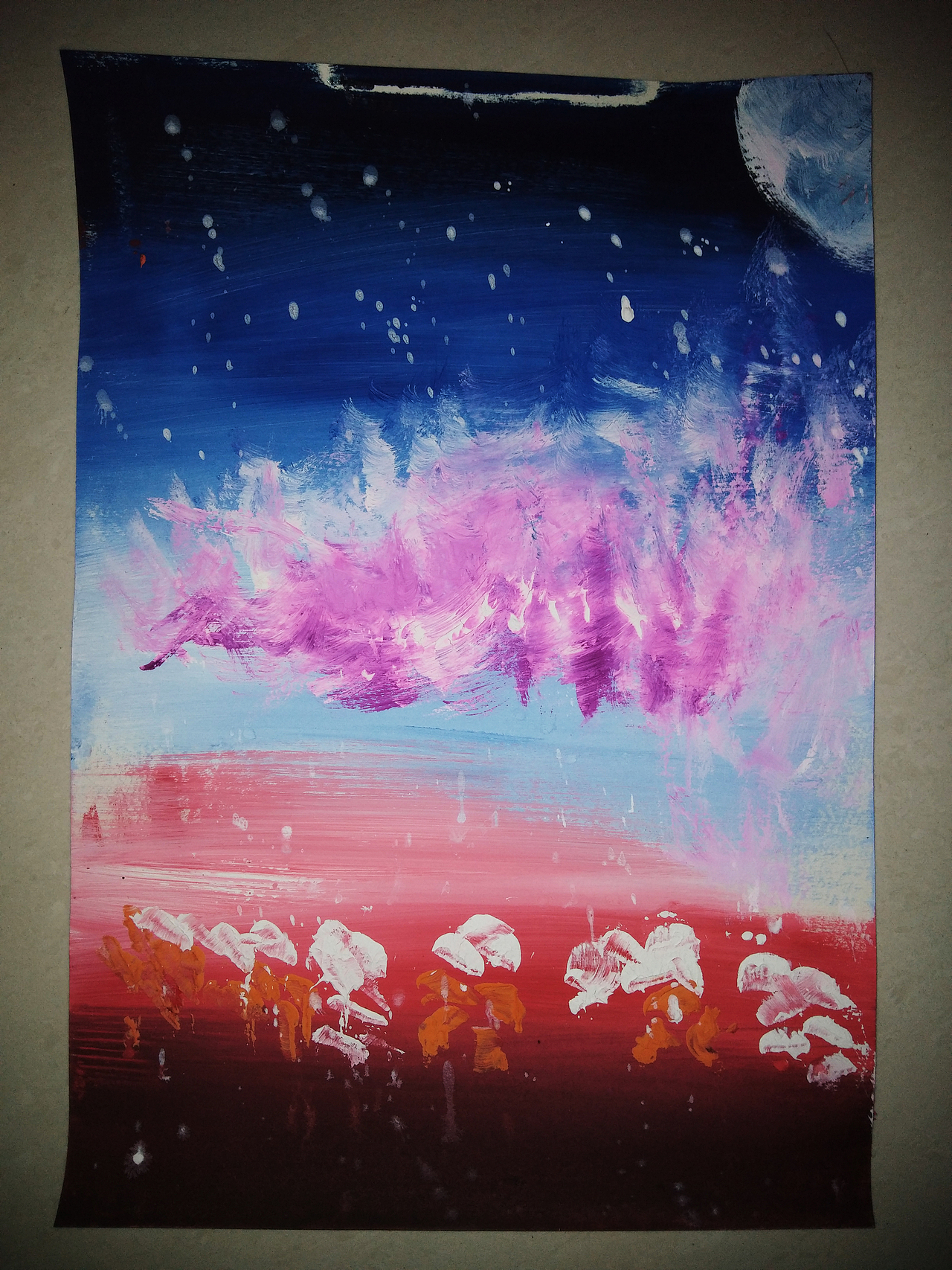 随手画的一些水粉画