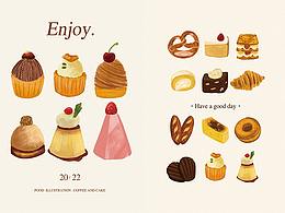 【Pood】2022年歷卡 - Coffee and Cake 系列