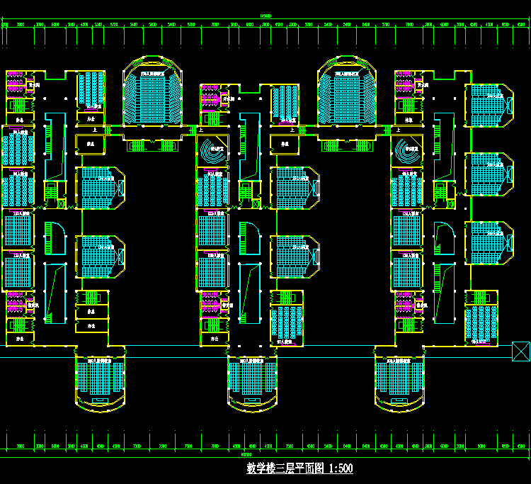 现代学生公寓设计CAD施工图图纸